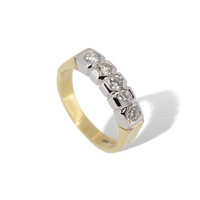 Ring Idee Preziose dal 1987 Woman in Yellow Gold Diamante 0.80 Ct IP.AK18M/14D - IP.AK18M/14D
